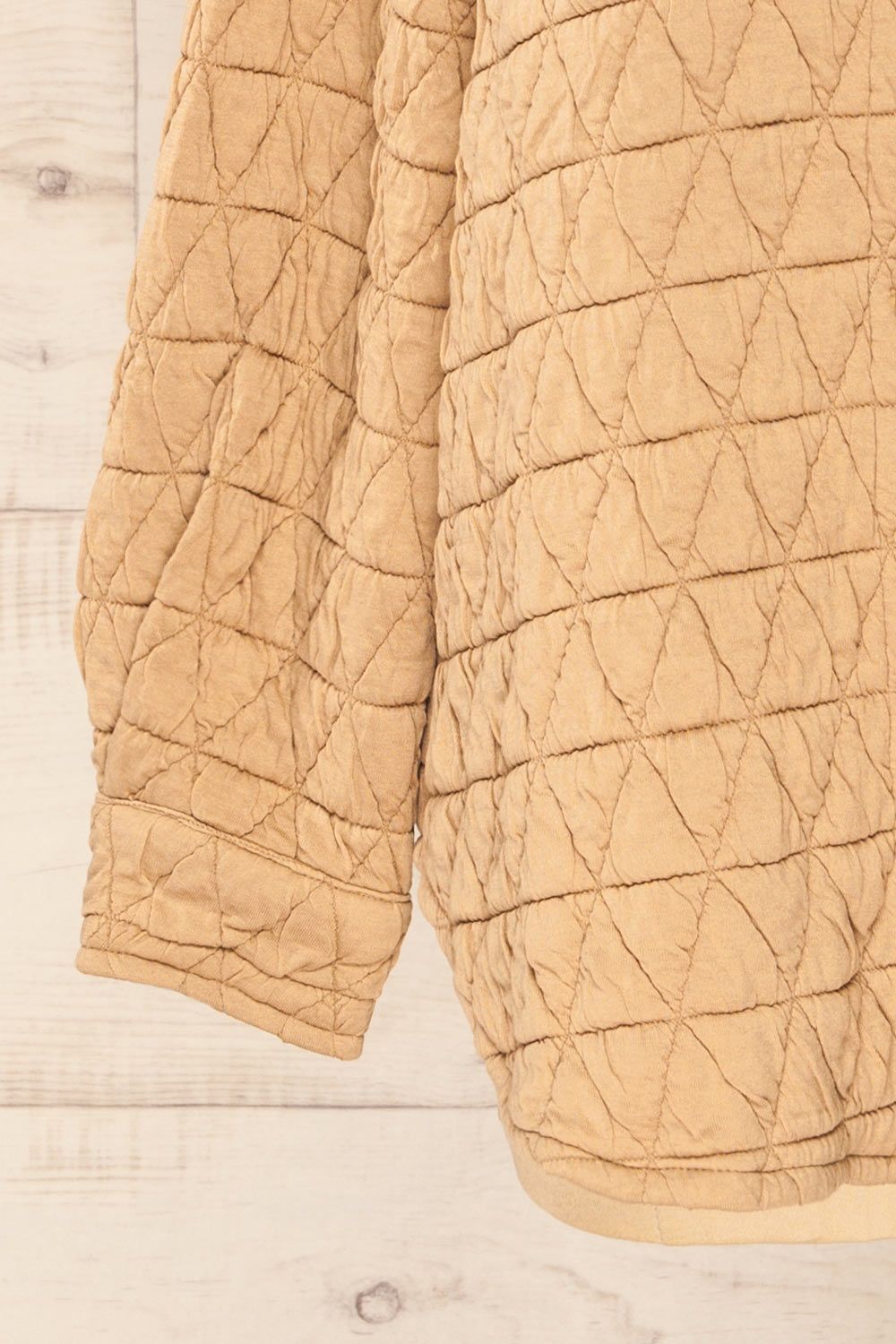 Cugas | Beige Oversized Quilted Shacket sold by Boutique 1861 product image thumbnail 9