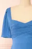 Indiyah | Blue Chiffon Midi Dress sold by Boutique 1861