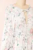 Marla | Long Sleeve White Floral Midi Dress sold by Boutique 1861