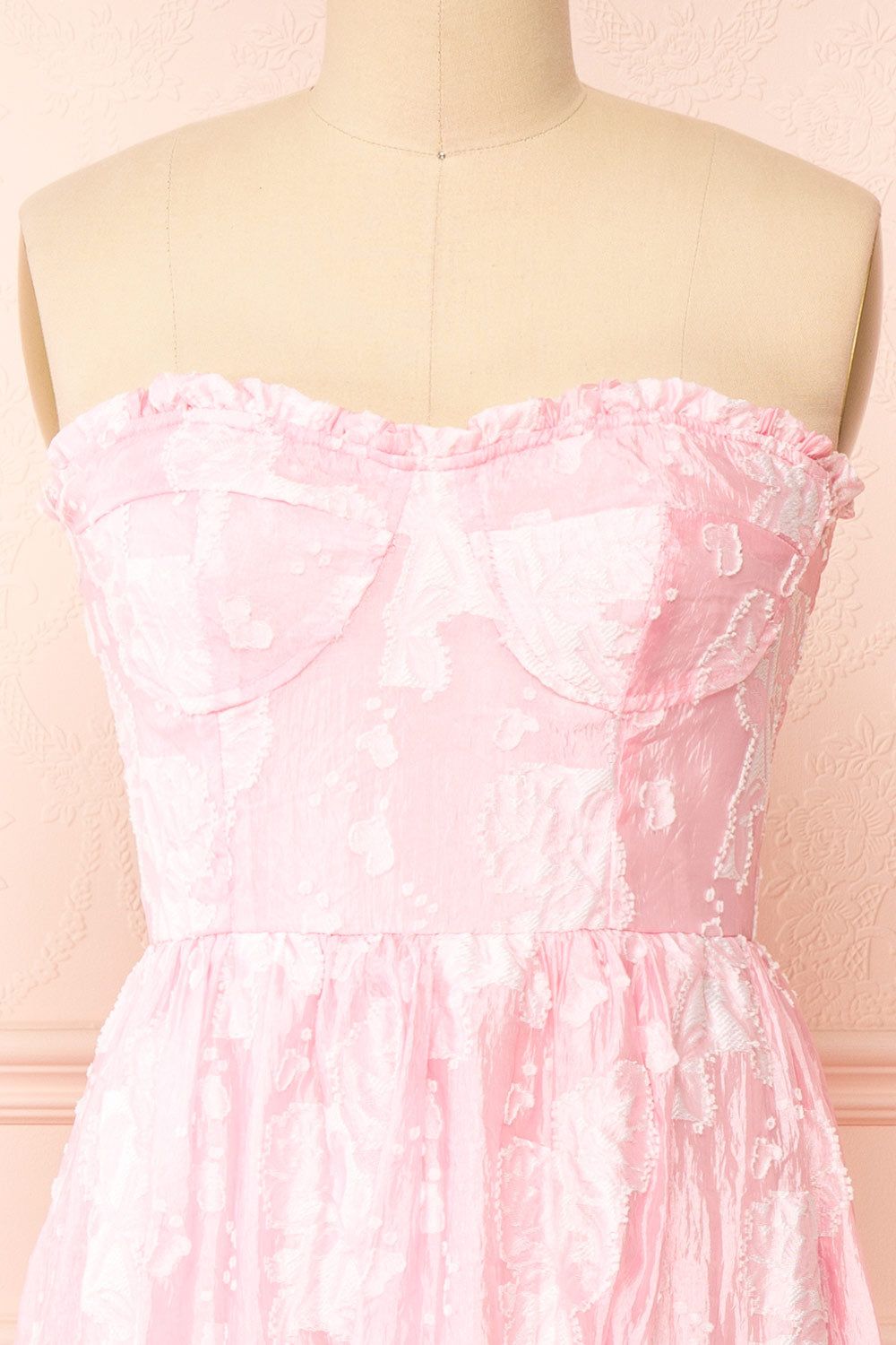 Signy | Bustier Floral Midi Dress w/ Removable Straps sold by Boutique 1861 product image thumbnail 3