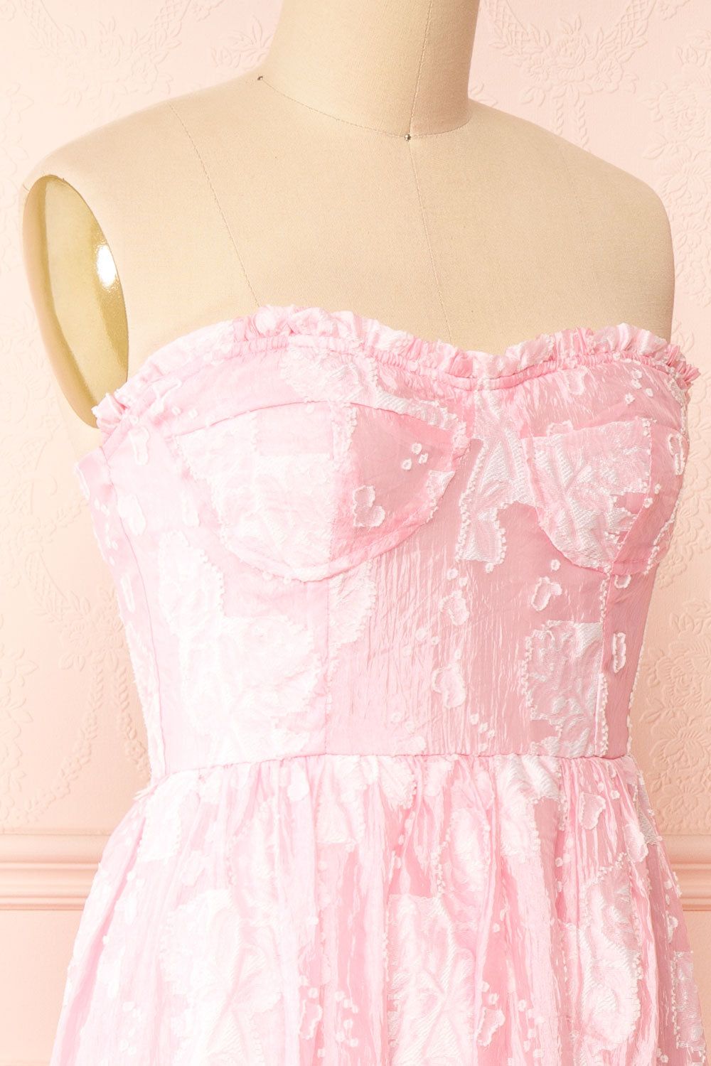 Signy | Bustier Floral Midi Dress w/ Removable Straps sold by Boutique 1861 product image thumbnail 5