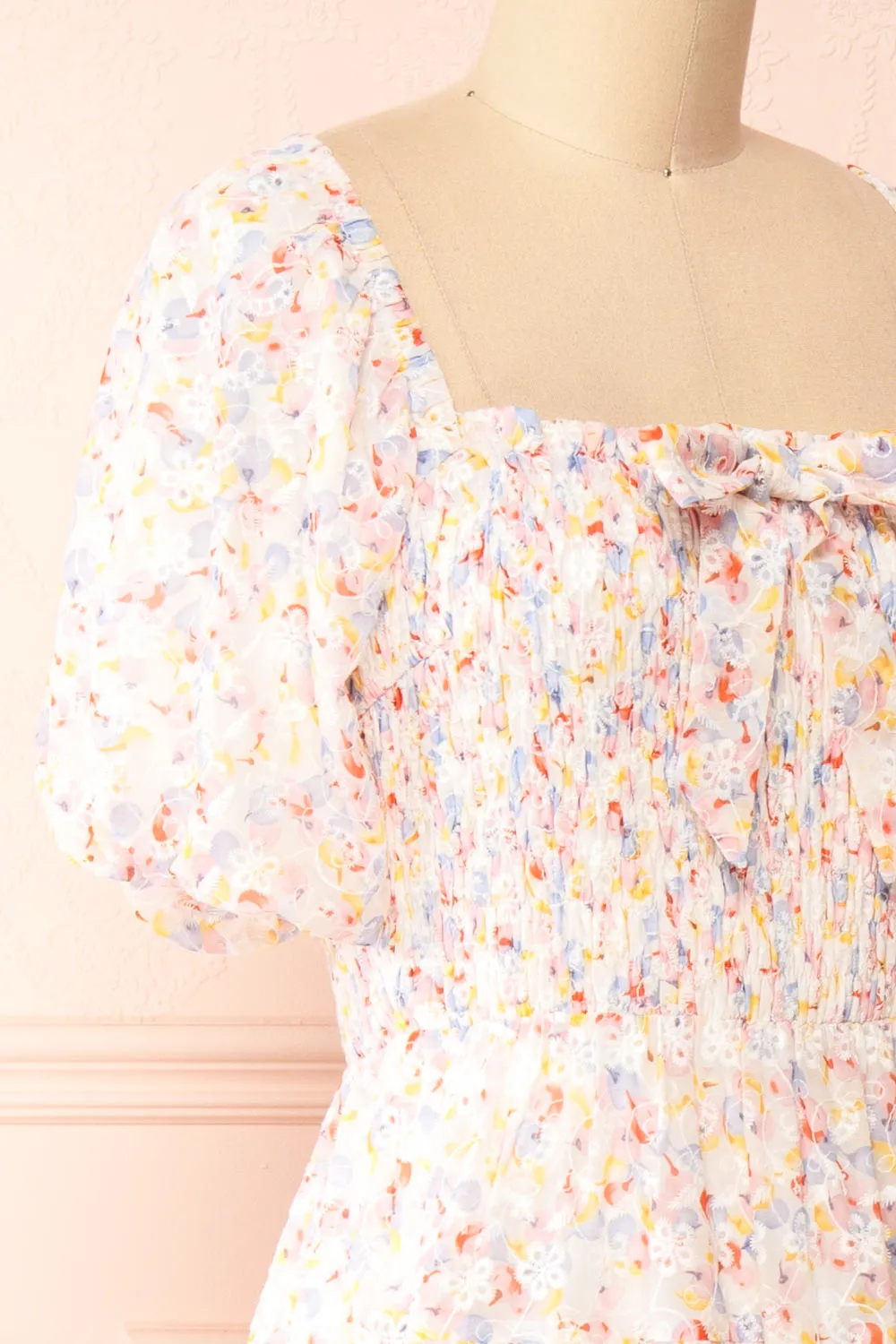 Willena | Midi Floral Dress w/ Ruched Bust sold by Boutique 1861 product image thumbnail 5