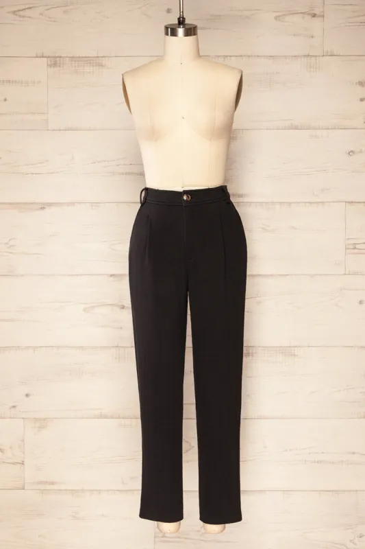 Balozi | Black High-Waisted Pants sold by Boutique 1861