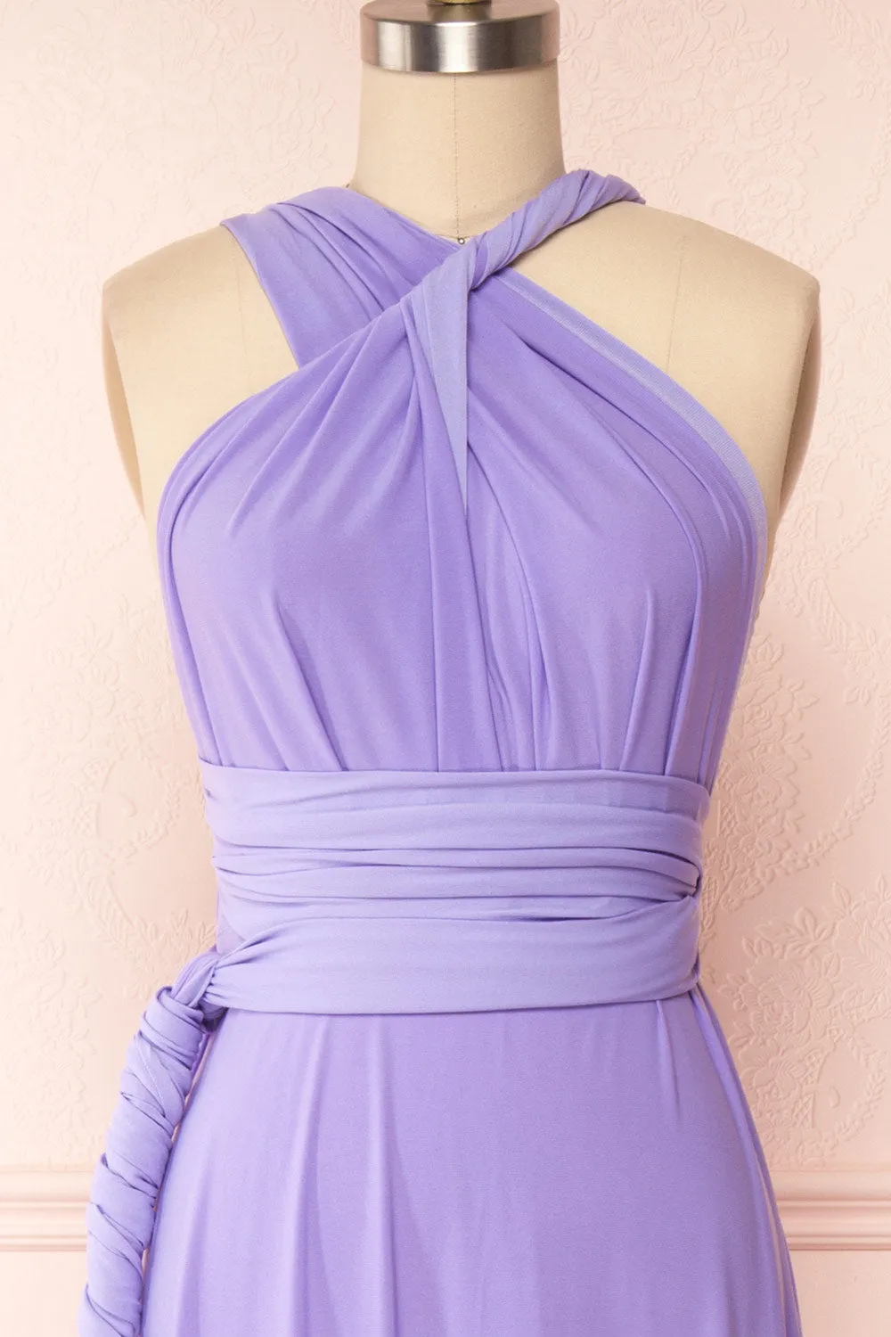 Violaine Lilac | Convertible Maxi Dress sold by Boutique 1861 product image thumbnail 4