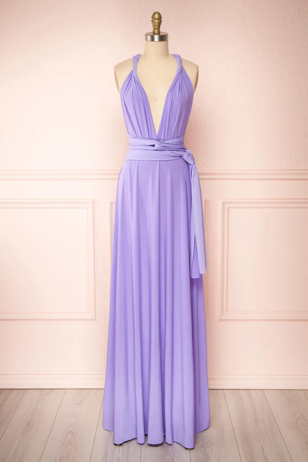 Violaine Lilac | Convertible Maxi Dress sold by Boutique 1861