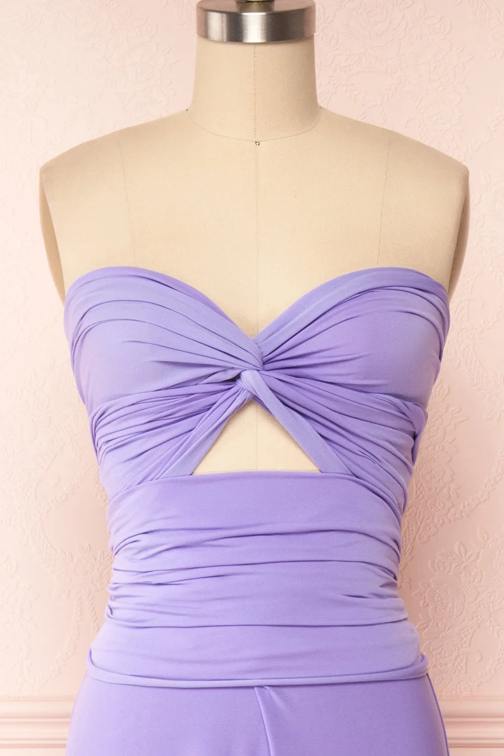 Violaine Lilac | Convertible Maxi Dress sold by Boutique 1861 product image thumbnail 3