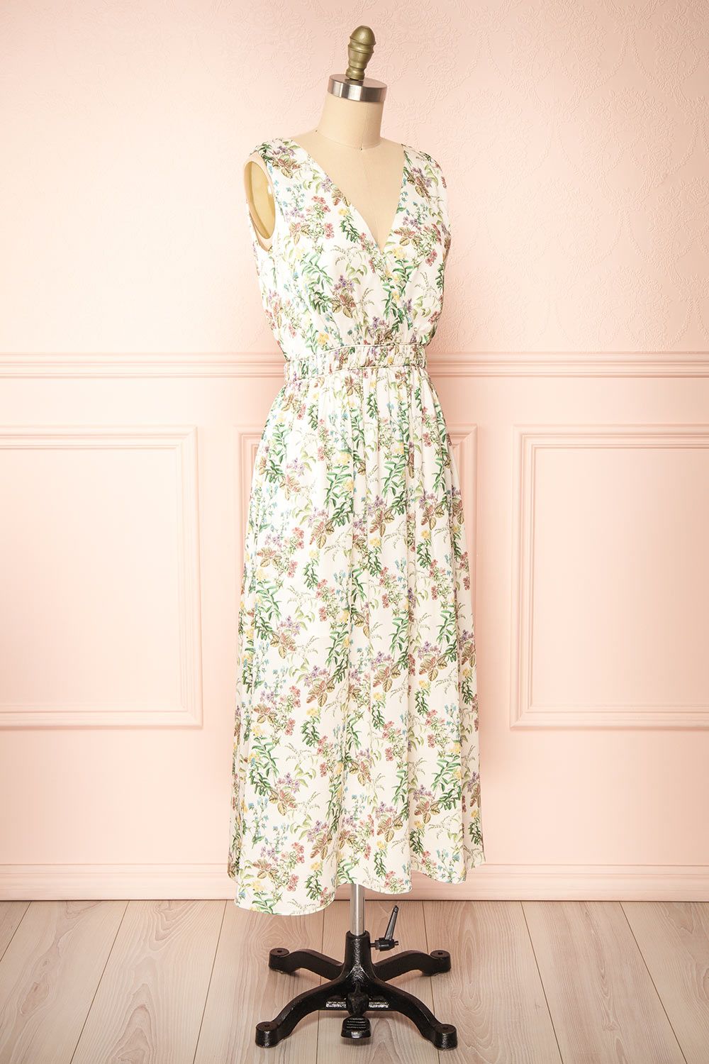 Synallaxis | Floral Midi Dress w/ Pockets sold by Boutique 1861 product image thumbnail 3