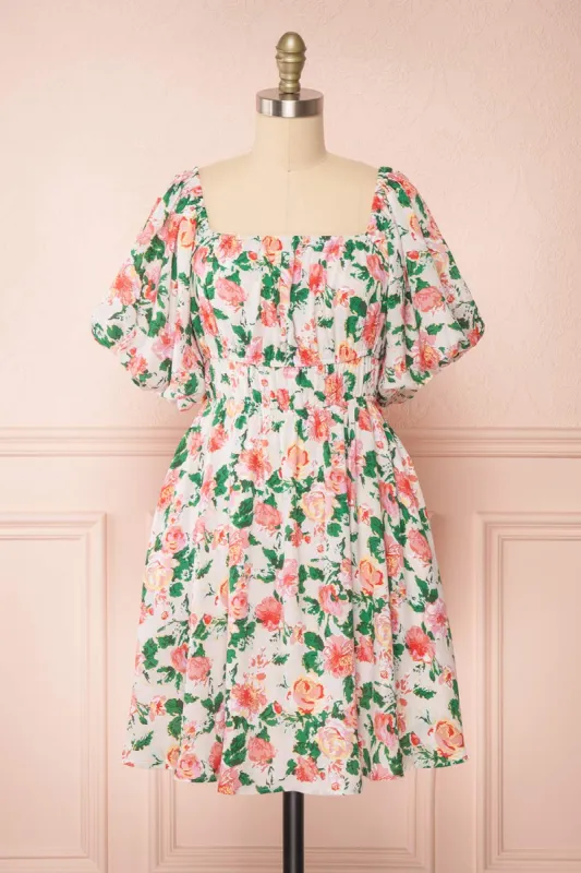 Nyla | Short Floral Dress w/ Pockets sold by Boutique 1861
