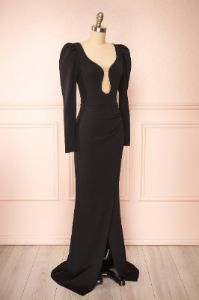 Zophie | Black Maxi Dress w/ Rhinestones sold by Boutique 1861