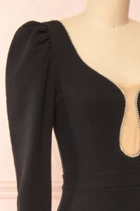 Zophie | Black Maxi Dress w/ Rhinestones sold by Boutique 1861