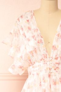 Melina | Floral Maxi Dress w/ Ruffles sold by Boutique 1861