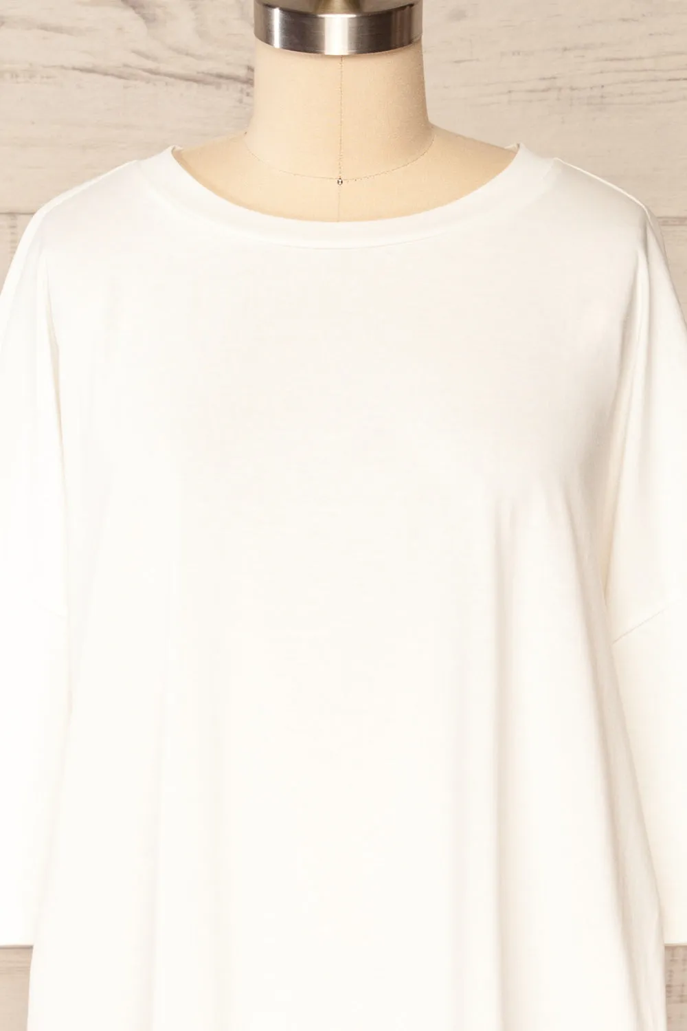 Vasto White | Oversized T-Shirt sold by Boutique 1861 product image thumbnail 3
