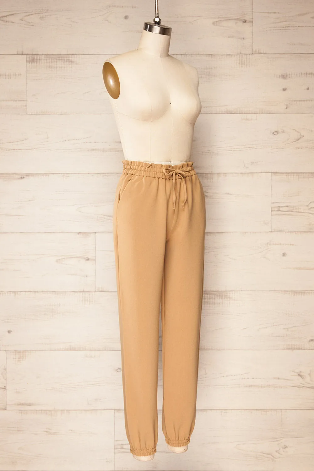 Tournemire | Beige Drawstring Jogger Pants sold by Boutique 1861 product image thumbnail 3