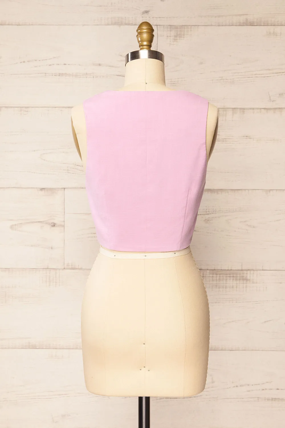 Callum Pink | Tailored Vest sold by Boutique 1861 product image thumbnail 5