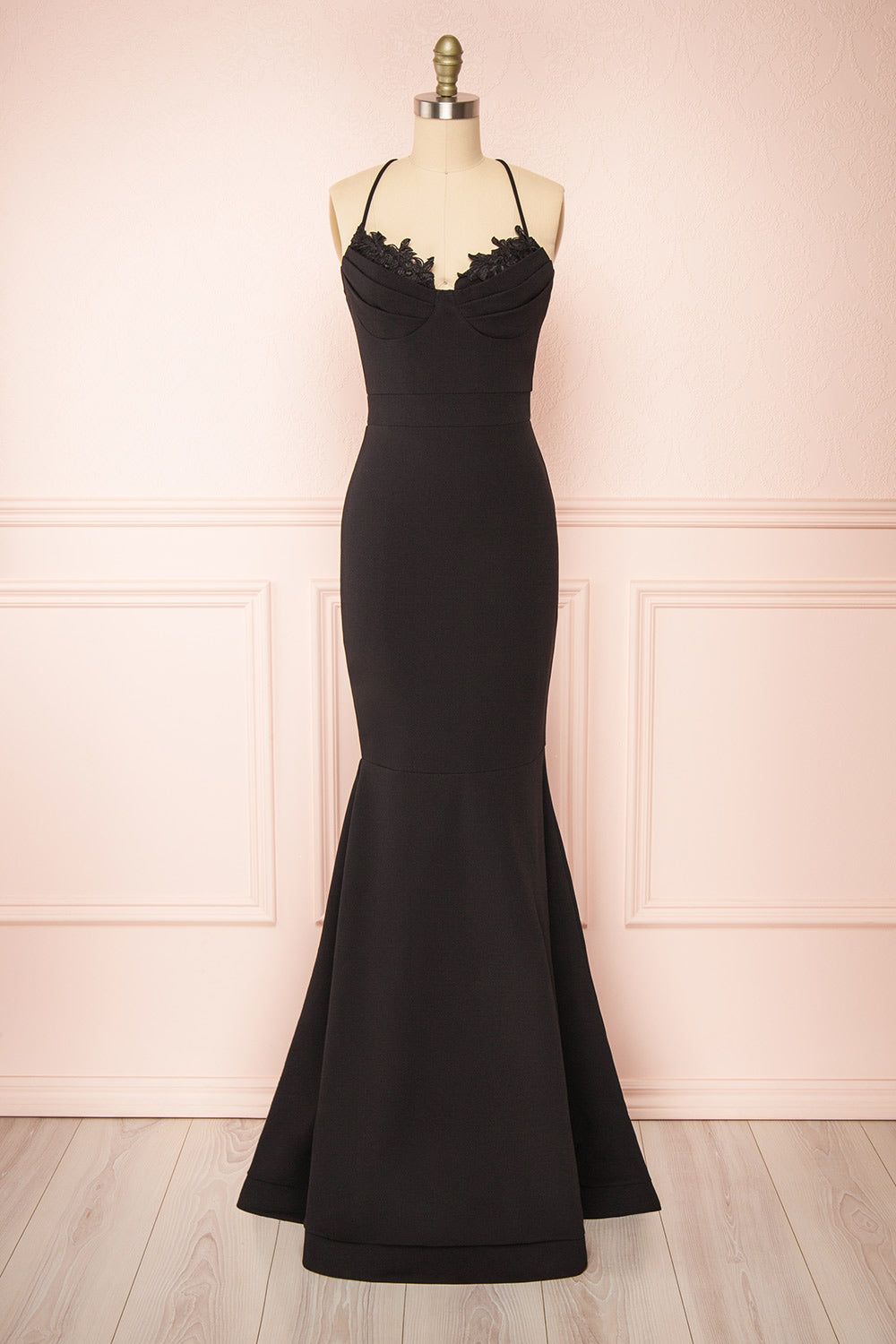 Edyth Black | Mermaid Maxi Dress sold by Boutique 1861