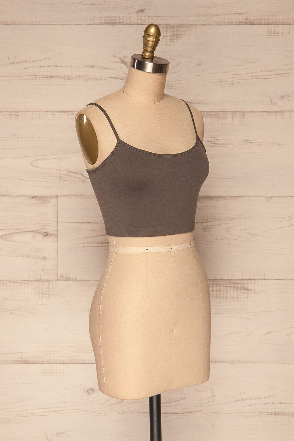 Cento Charcoal | Bralette Crop Top sold by Boutique 1861 product image thumbnail 3