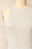 Daegu Grey | Long Fitted Ribbed Dress sold by Boutique 1861