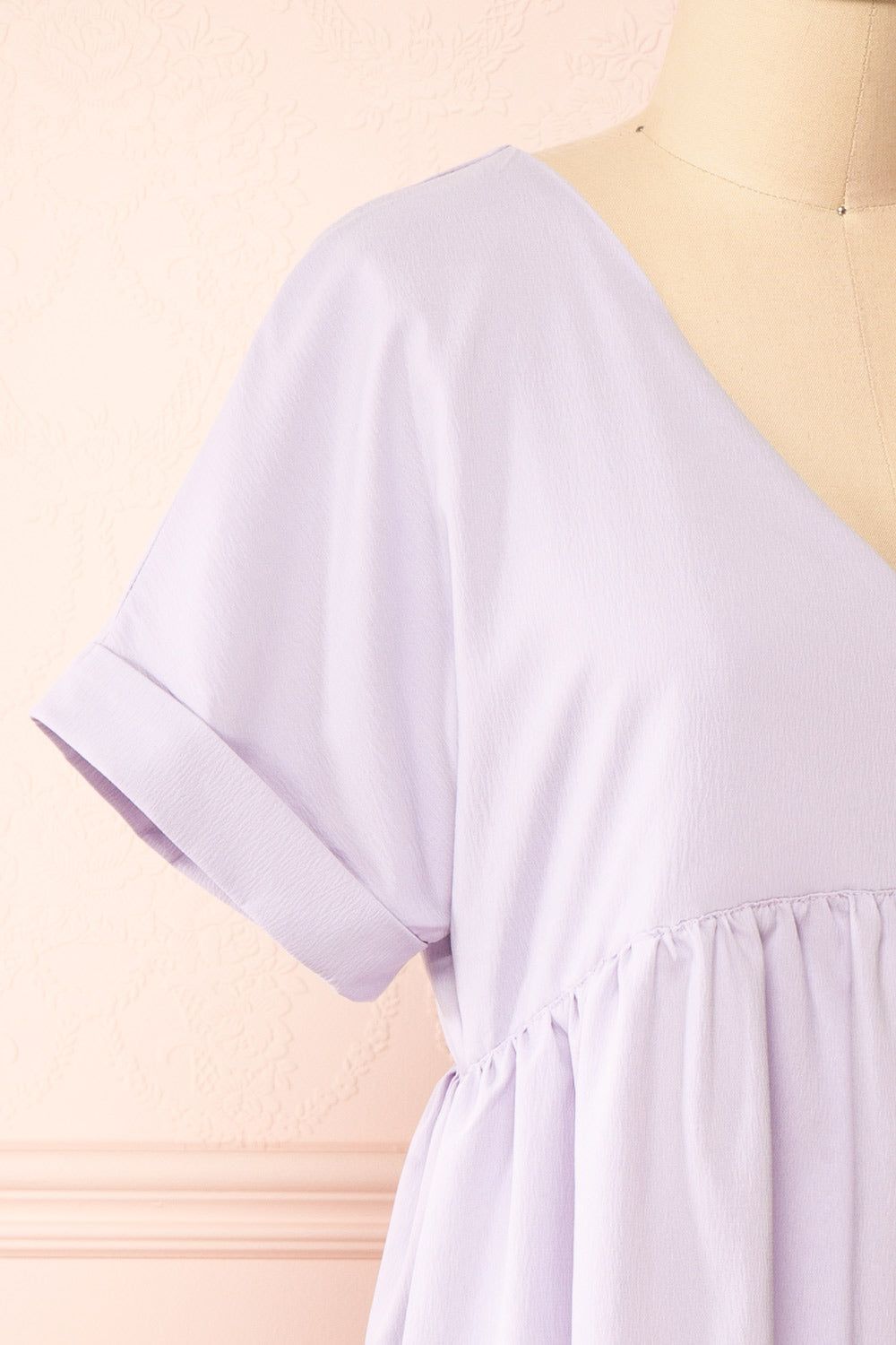 Sooyun | Short Lilac Dress w/ Short Sleeves sold by Boutique 1861 product image thumbnail 4