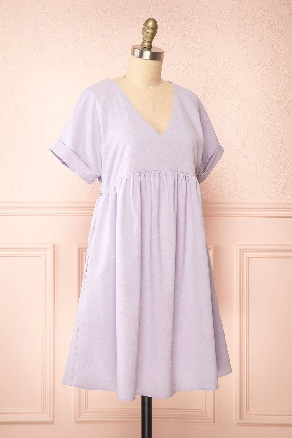 Sooyun | Short Lilac Dress w/ Short Sleeves sold by Boutique 1861 product image thumbnail 3
