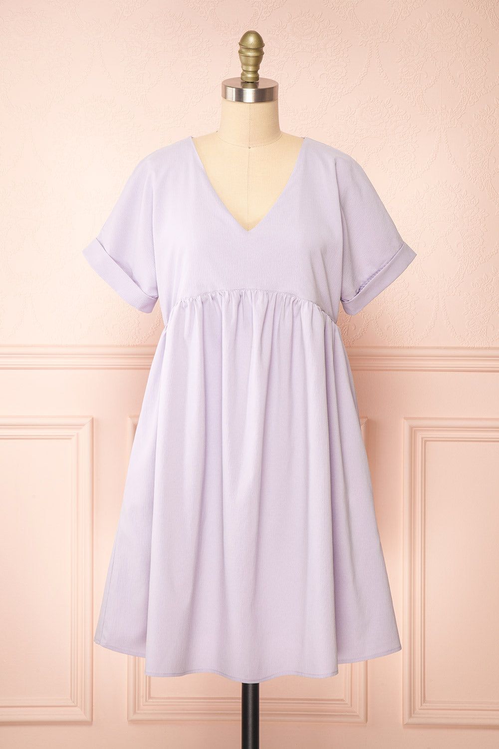 Sooyun | Short Lilac Dress w/ Short Sleeves sold by Boutique 1861