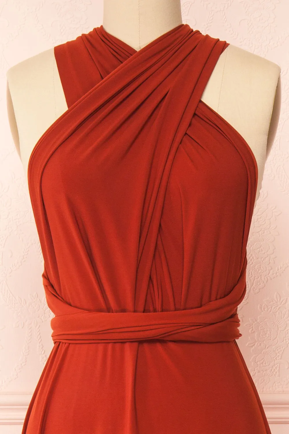 Violaine Rust | Convertible Maxi Dress sold by Boutique 1861 product image thumbnail 3