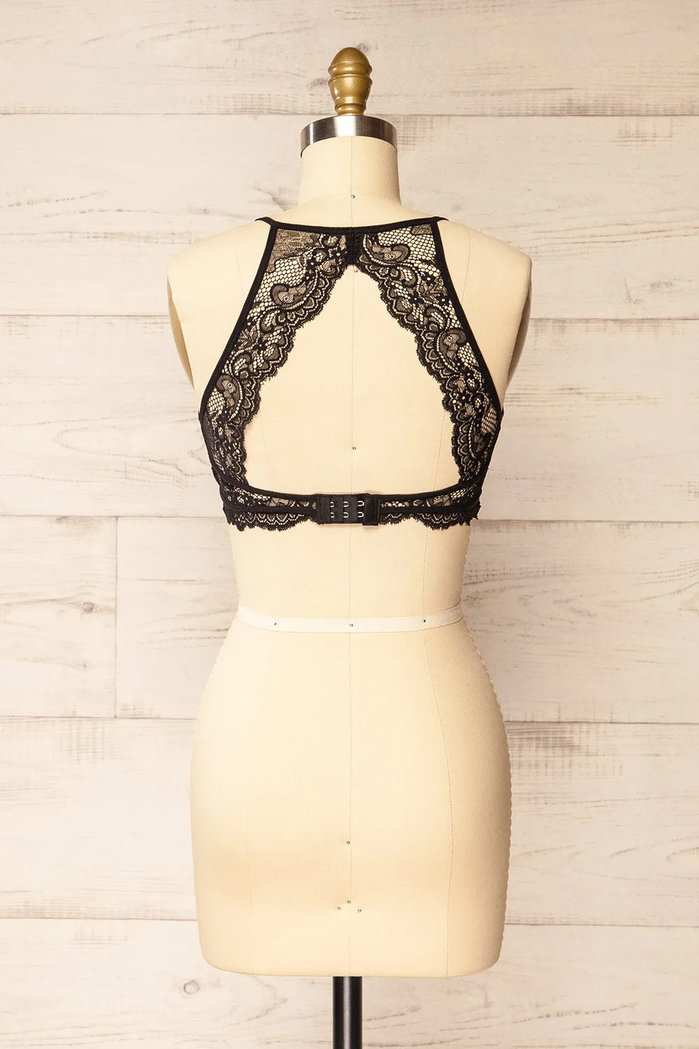 Maven | Black Lace Halter Bralette sold by Boutique 1861 product image thumbnail 5