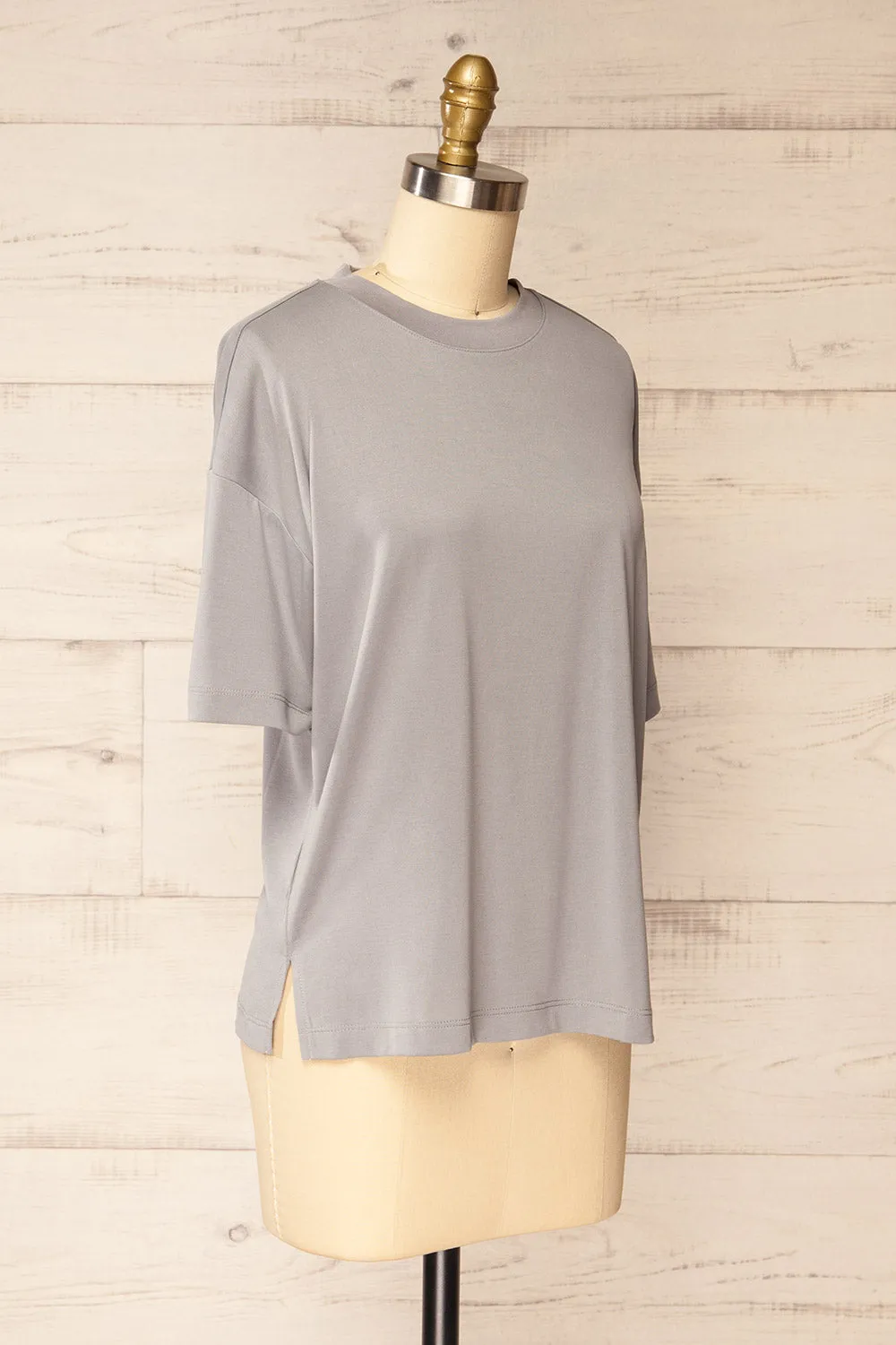 Maribor Grey | Oversized T-Shirt sold by Boutique 1861 product image thumbnail 3