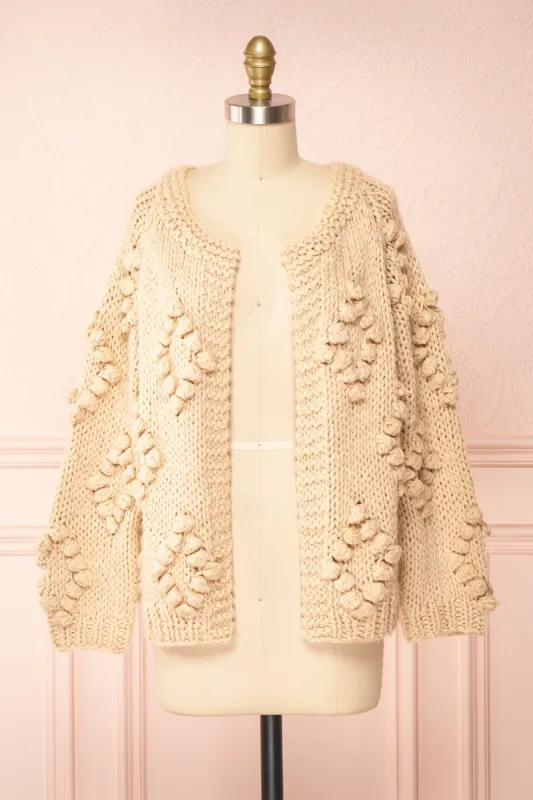 Alex | Open Front Knit Cardigan sold by Boutique 1861