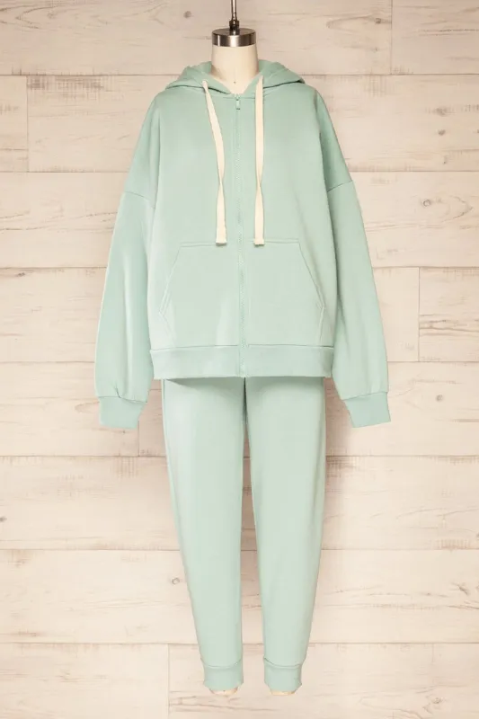Set Toby Mint | Vest and Joggers sold by Boutique 1861