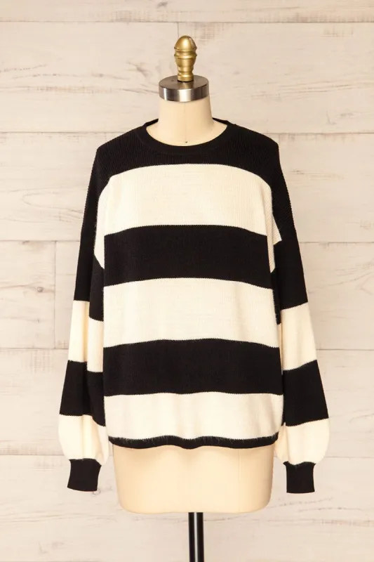 Belmopan | Oversized Striped Knit Sweater sold by Boutique 1861