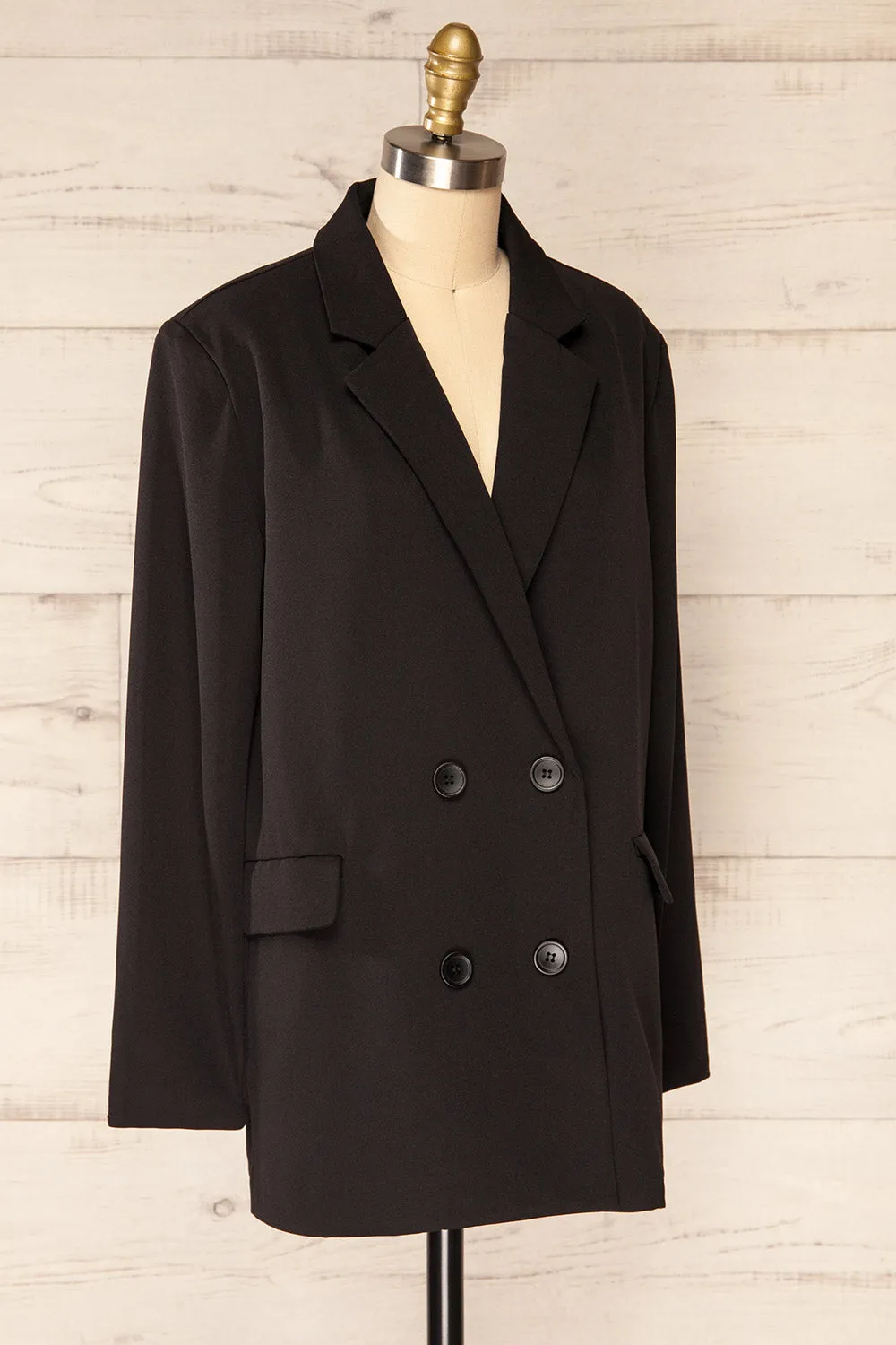 Marousi Black | Oversized Blazer sold by Boutique 1861 product image thumbnail 3