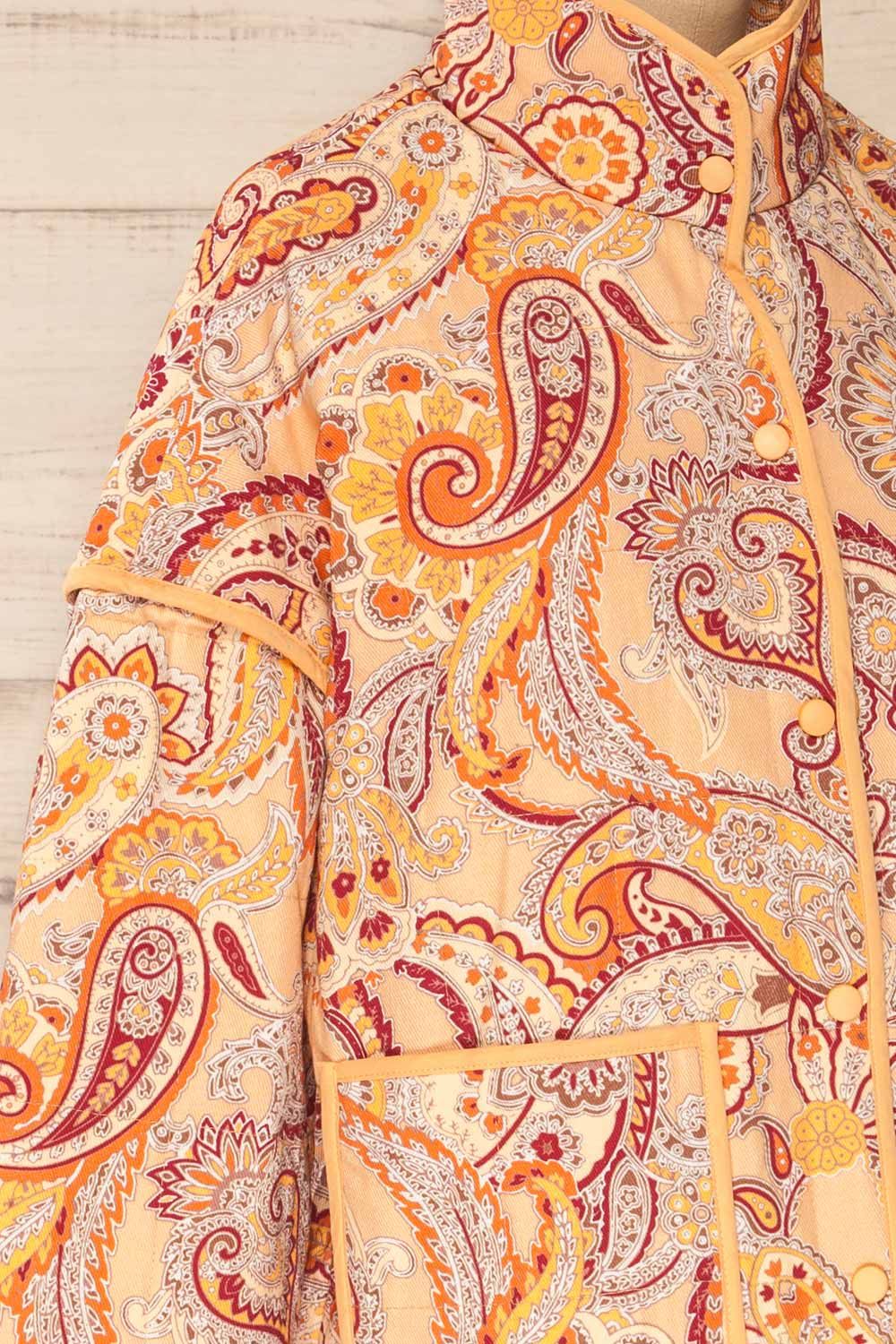 Santa Cruz Blush | Quilted Paisley Denim Jacket sold by Boutique 1861 product image thumbnail 6