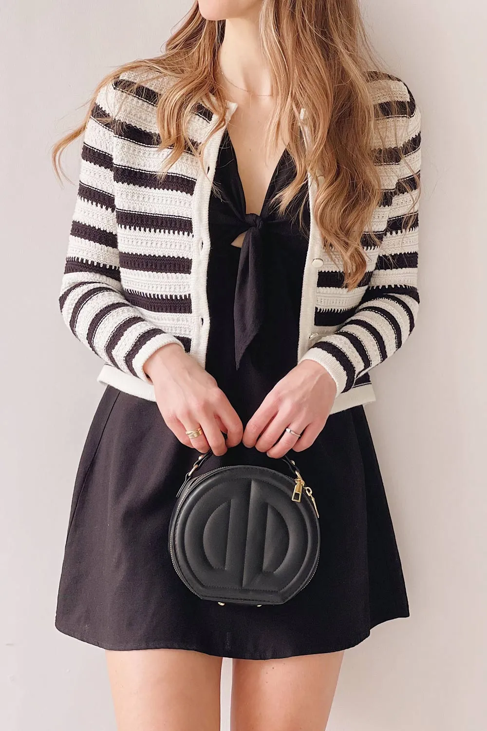 Yarmouth | Striped Crochet Cardigan sold by Boutique 1861 product image thumbnail 2