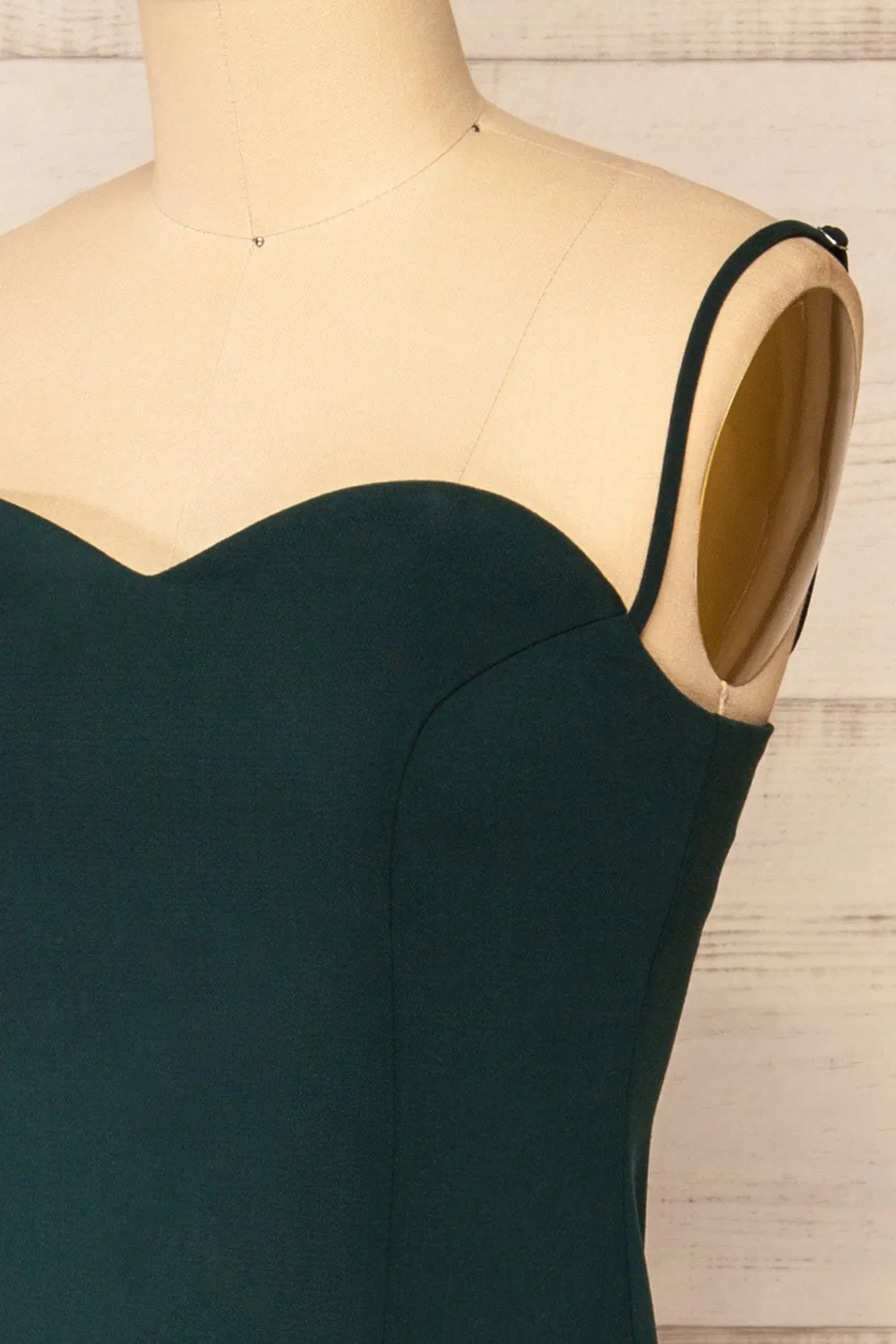 Miira Green | Fitted Midi Dress with Sweetheart Neckline sold by Boutique 1861 product image thumbnail 5