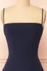 Izabella Navy | A-line Maxi Dress with Open Back sold by Boutique 1861
