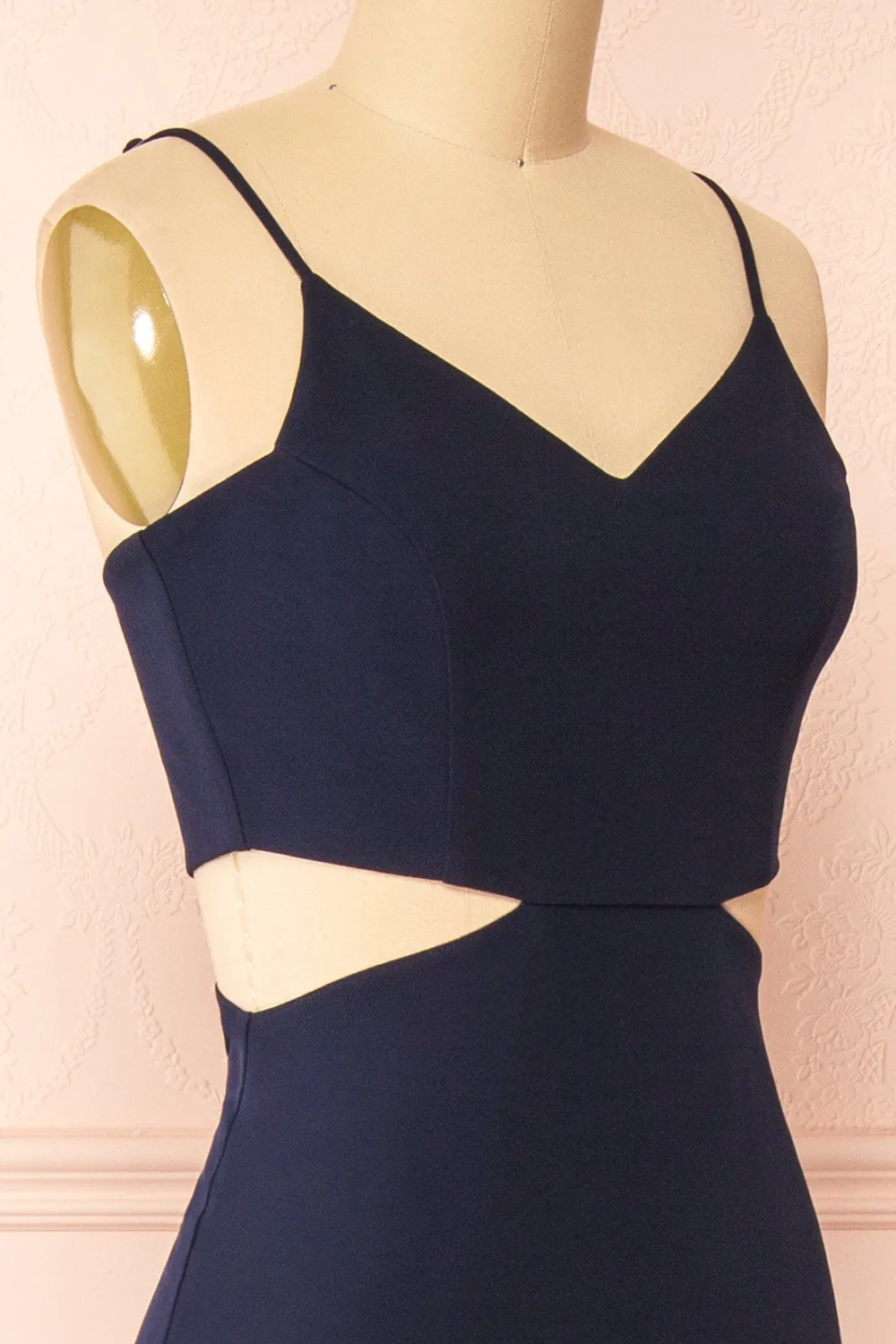 Kamilla Navy | Maxi Mermaid Dress w/ Cut-Outs sold by Boutique 1861 product image thumbnail 5
