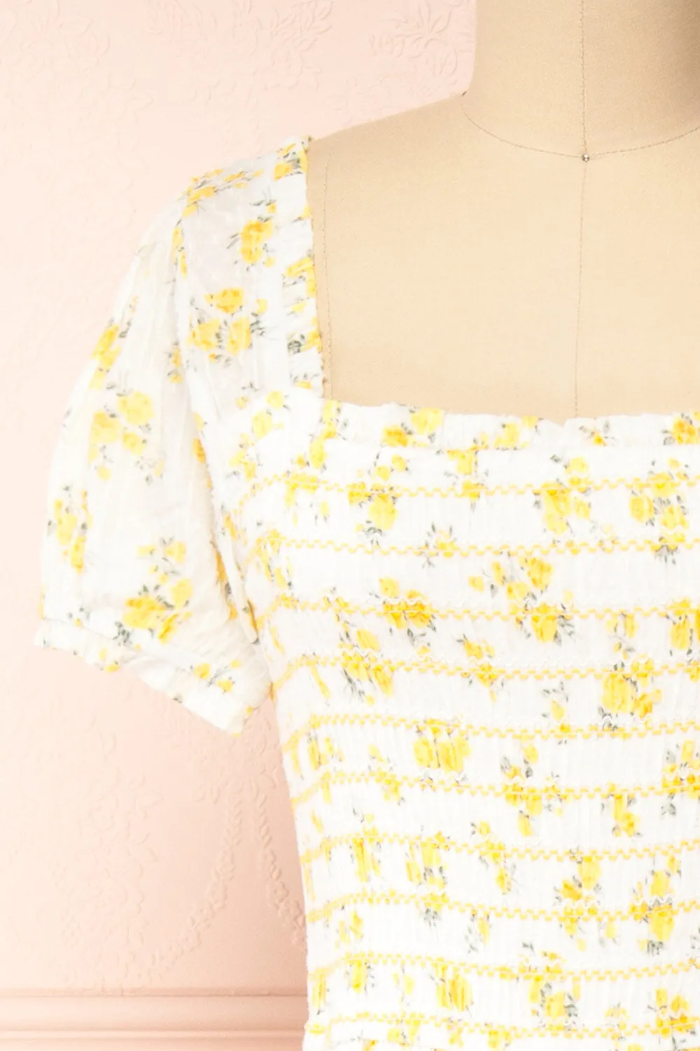 Leva | Maxi Floral Dress w/ Short Sleeves sold by Boutique 1861 product image thumbnail 2