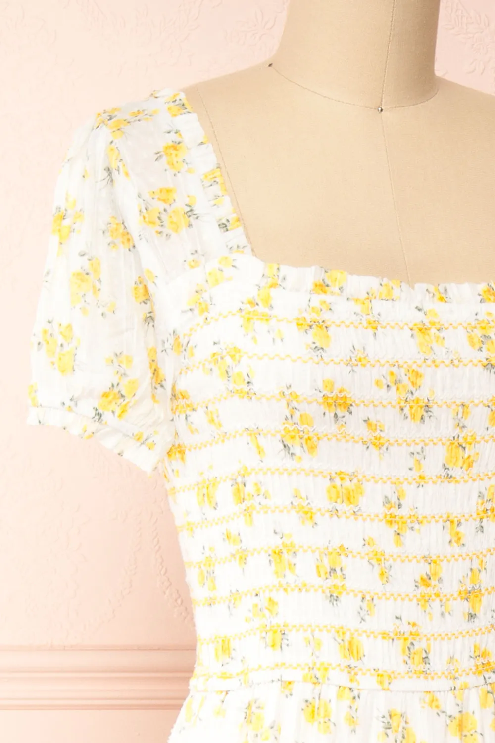 Leva | Maxi Floral Dress w/ Short Sleeves sold by Boutique 1861 product image thumbnail 4