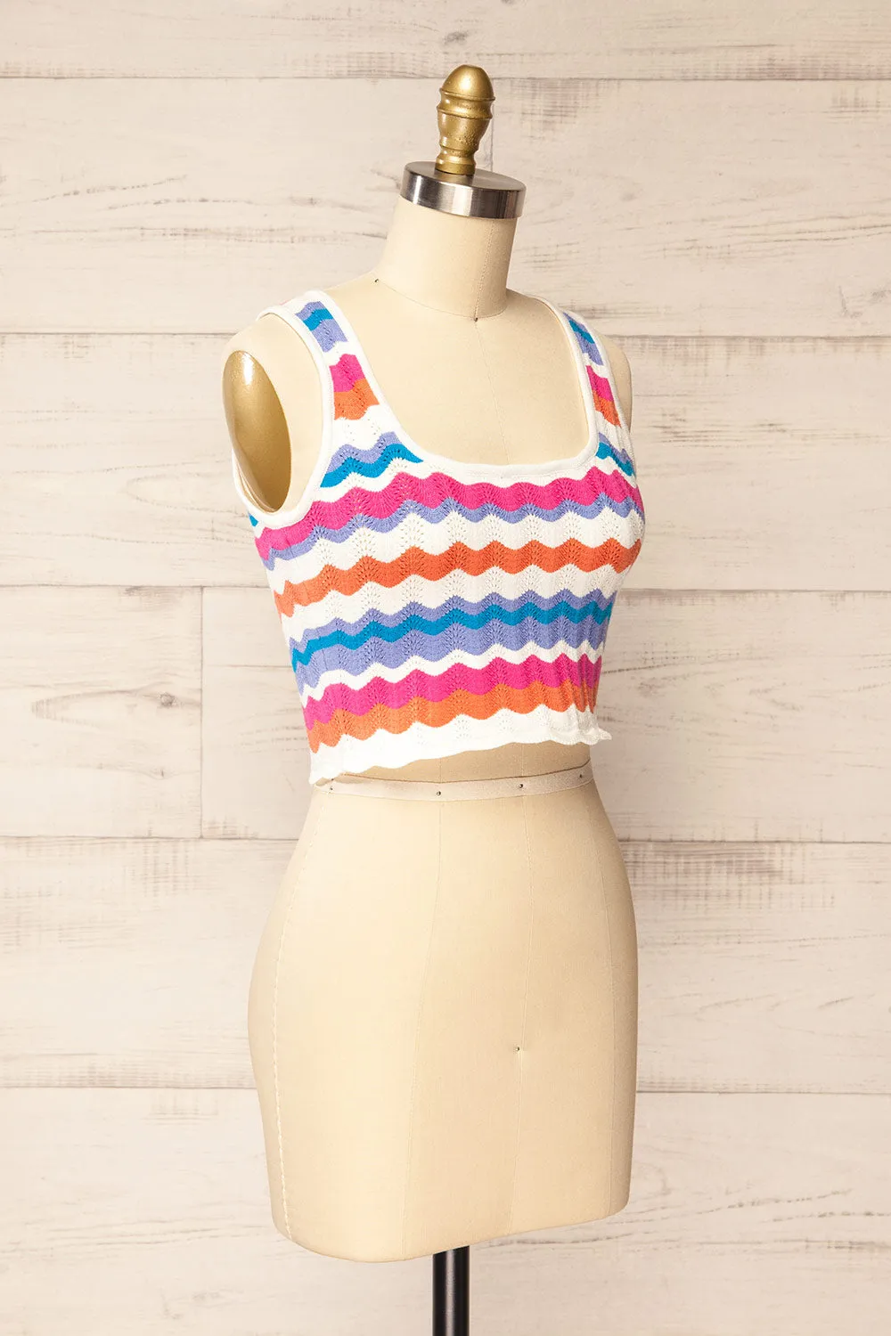 Timmins | Knitted Colorful Tank Top sold by Boutique 1861 product image thumbnail 3