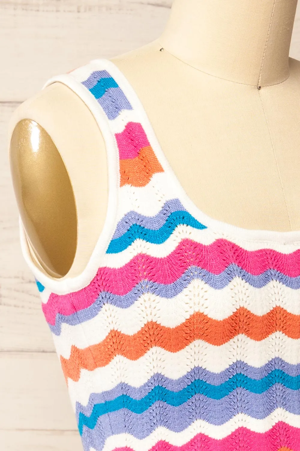 Timmins | Knitted Colorful Tank Top sold by Boutique 1861 product image thumbnail 4