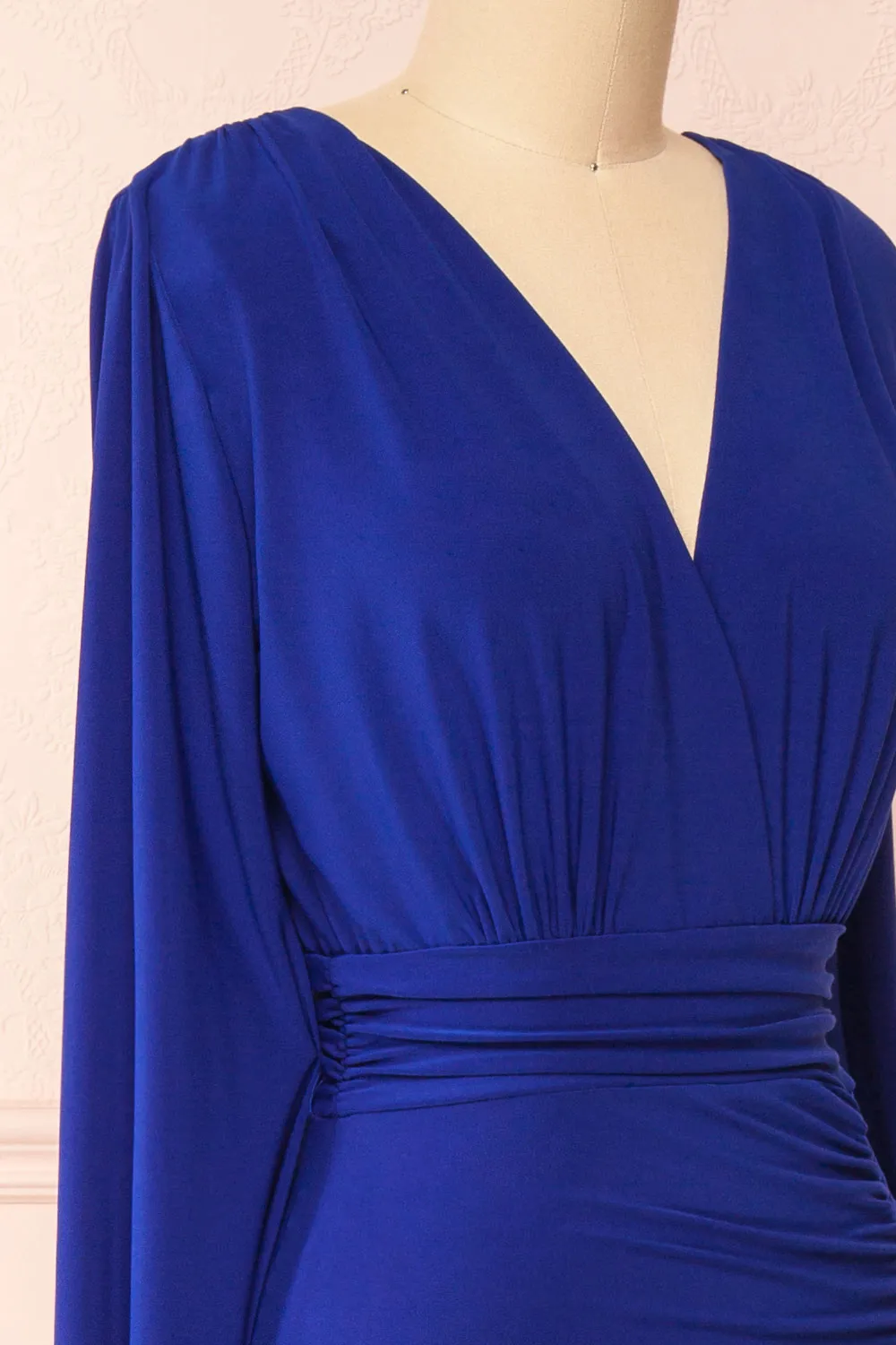 Cassidy Blue | Plunging Neckline Mermaid Maxi Dress sold by Boutique 1861 product image thumbnail 5