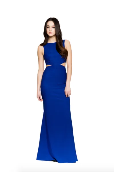 Vallata Royal Blue | Fitted Mermaid Maxi Gown sold by Boutique 1861 product image thumbnail 2
