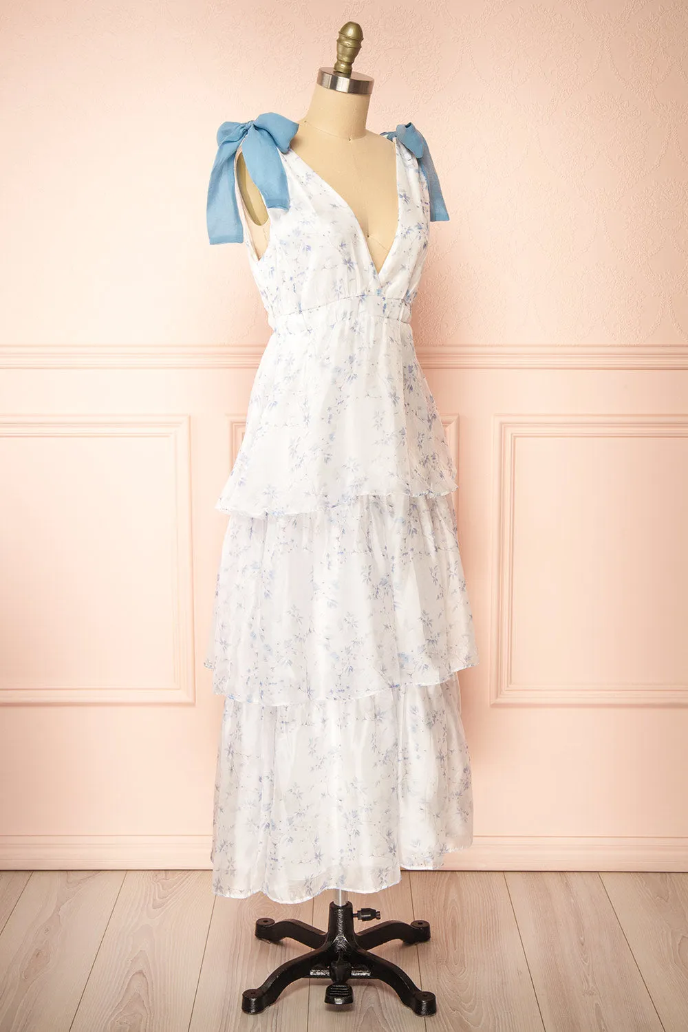 Neiva | Floral Tiered Midi Dress sold by Boutique 1861 product image thumbnail 3