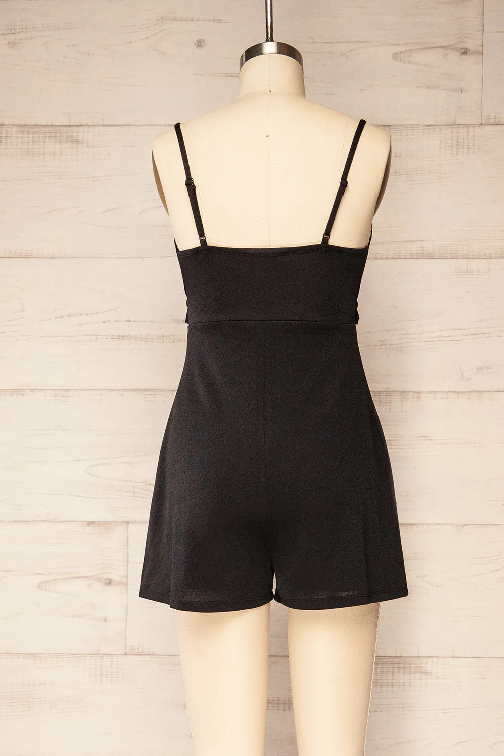 Zapala Black | Romper w/ Cut-Out sold by Boutique 1861 product image thumbnail 5