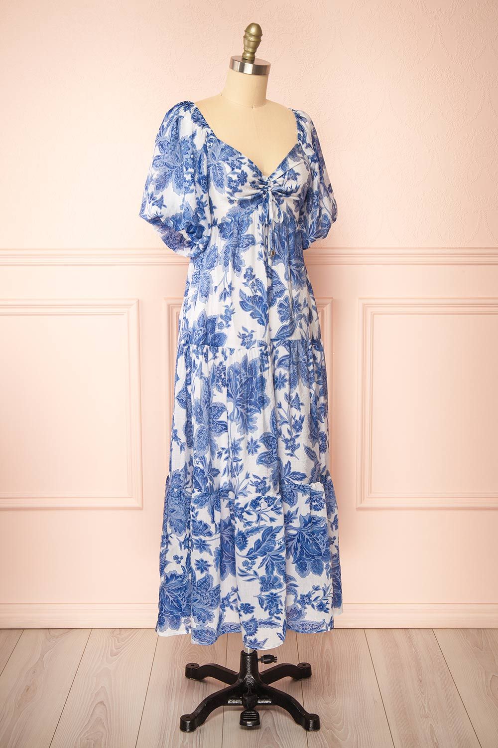 Zorabel | Maxi A-Line Floral Blue Dress sold by Boutique 1861 product image thumbnail 4
