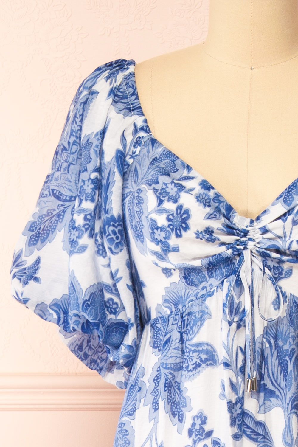 Zorabel | Maxi A-Line Floral Blue Dress sold by Boutique 1861 product image thumbnail 3