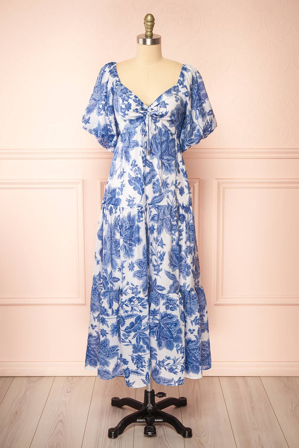 Zorabel | Maxi A-Line Floral Blue Dress sold by Boutique 1861