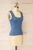 Boke Blue | Openwork Knit Tank Top sold by Boutique 1861