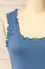 Boke Blue | Openwork Knit Tank Top sold by Boutique 1861