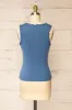 Boke Blue | Openwork Knit Tank Top sold by Boutique 1861